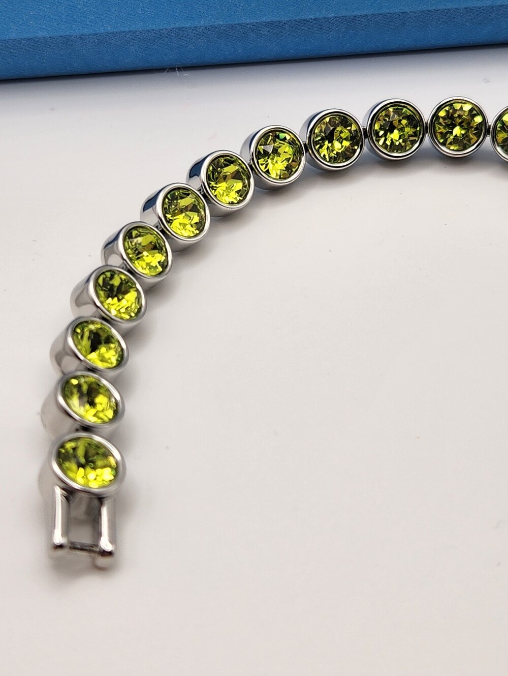 Touchstone Crystal Ice Bracelet, Citrus Lime Green